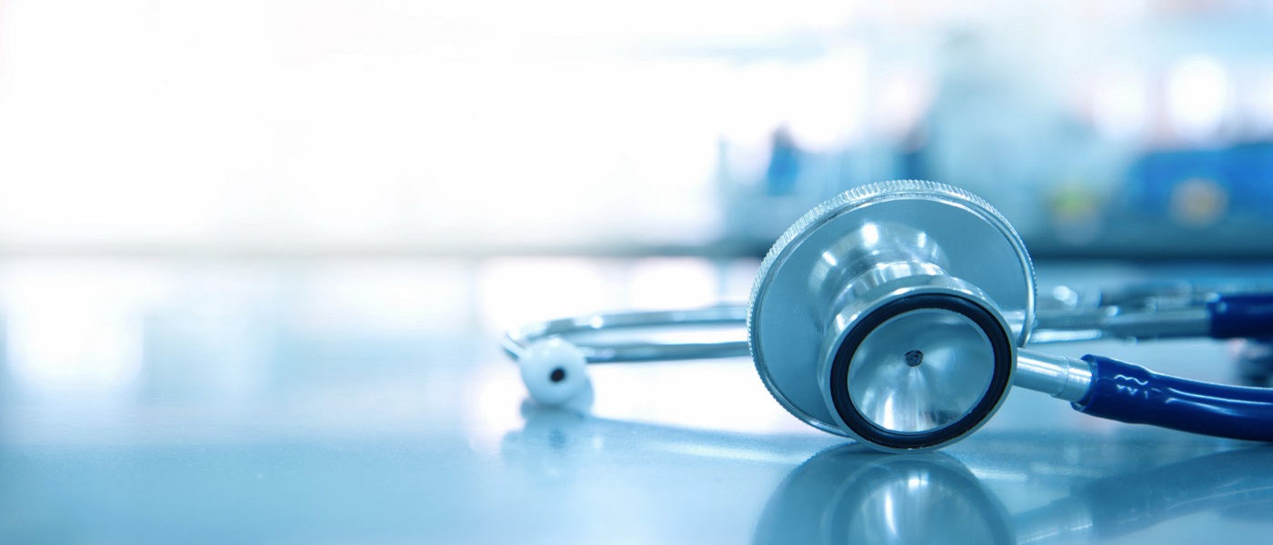 Photo of a stethoscope with blurred background