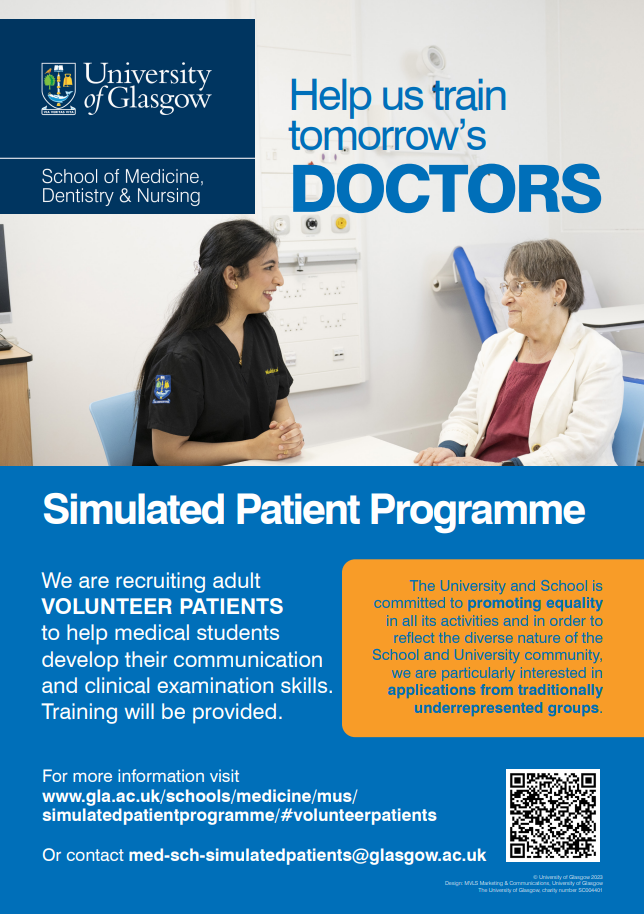 Volunteer Patient Recruitment Poster
