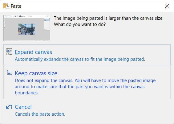 paint.net rpaste image as new layer options screenshot
