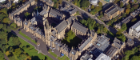 UofG campus photo taken by drone