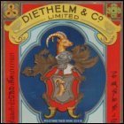 Image of a label used on the bales destined for Diethelm & Co Ltd for the Singapore and Bangkok markets from the United Turkey Red Co Ltd collection, n.d.  (GUAS Ref: UGD 13/7a/8/3.  Copyright reserved.) 