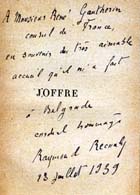 Joffre (Sp Coll Gautherin 9) by Raymond Recouly. Links to more information on this book.