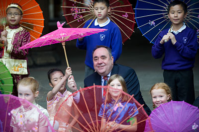 Rt Hon Alex Salmond MSP at the opening of the Confucius Institute on 4 October 2011