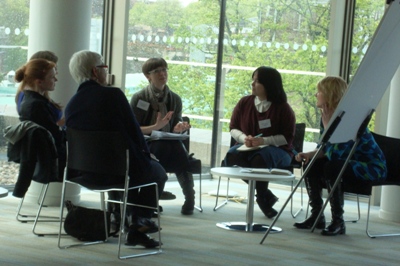 Discussion group at Enhancing Collections Research Network meeting, March 2012