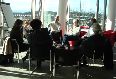 Small group discussion, The Real Think Research Network meeting, October 2011