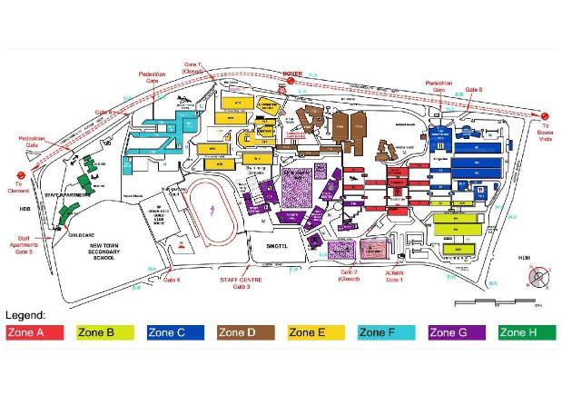 Singapore Polytechnic campus map