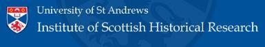 Institute of Scottish Historical Research Banner St Andrews University