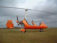 Gyroplane: Dropped/stepped keel introduced as a result of the University of Glasgow recommendations to CAA, adopted in BCAR Section T. The dropped keel enables the propeller to remain low, maintaining stability.
(Image courtesy of RotorSport UK Ltd)
