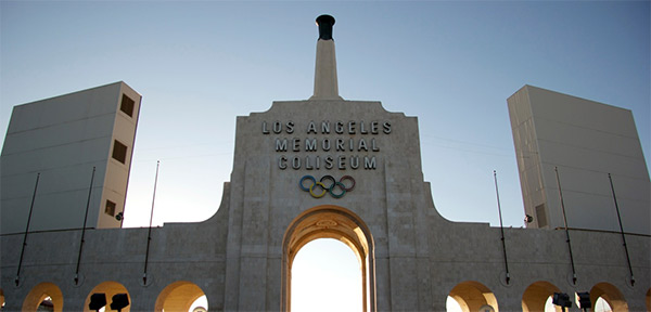 Olympic Stadium in Los Angeles