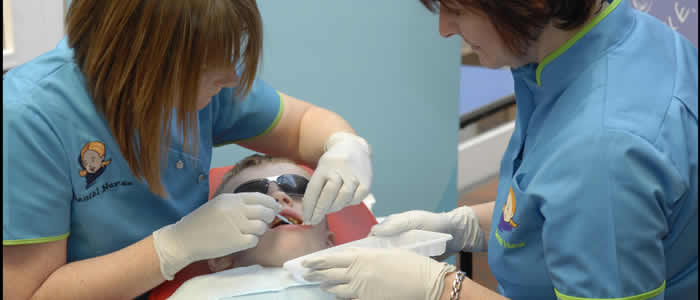 Image of child being treated by Childsmile