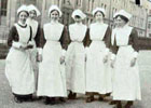 Archive image of nurses in 1915