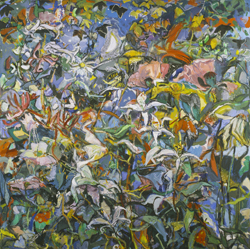 Duncan Shanks's Night Garden painting.