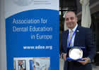 Dr Ziad Al-Ani, University Teacher at Glasgow Dental School, shortly after receiving an Early Career Educator Award at the Association for Dental Education in Europe Conference in Szeged, Hungary