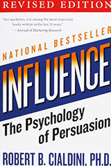 Cover image for the book, Influence: The Psychology of Persuasion by Robert B Cialdini