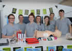 Students ready to demonstrate life saving techniques