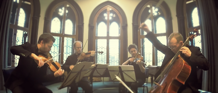 The Edinburgh Quartet perform Slanting Rain by Alasdair Nicolson the McEwen Commission for 2015