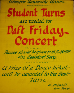 Daft Friday poster 1930's