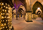 Cloisters with lights