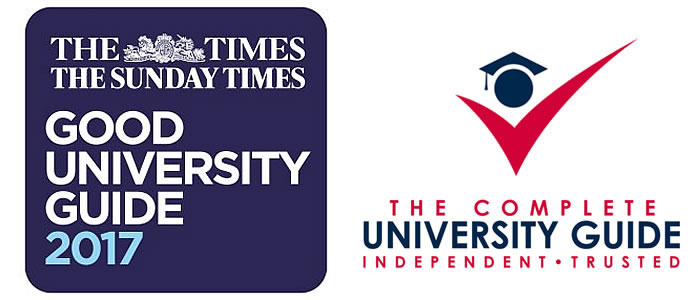 Times Good University Guide and Complete University Guide logos