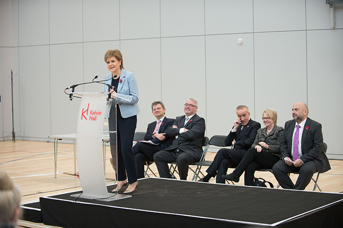 Nicola Sturgeon gives speech at Kelvin Hall