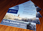 Image of paper editions of MyGlasgow News