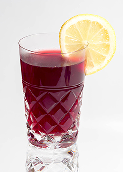 A glass of Negus cocktail