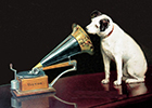 Image of the old His Master's Voice logo