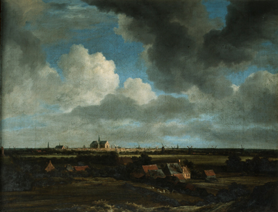 Jacob van Ruisdael, Distant view of Haarlem, c.1660.