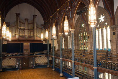 The Bute Hall.