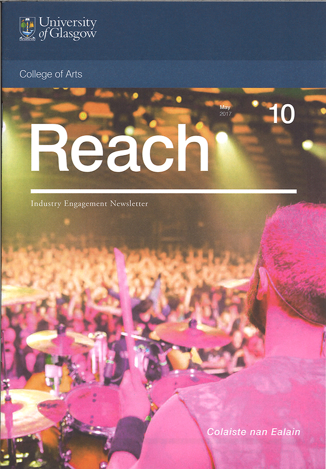 Image of the branding for the College of Arts industry engagement newsletter REACH