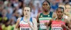 Image of Laura Muir competing in the 1500 metres, courtesy Scottish Athletics