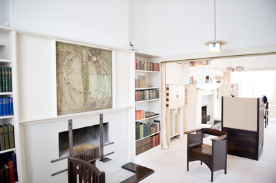 The Mackintosh House studio drawing room