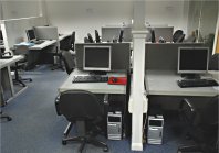 Resource Room computer workstations