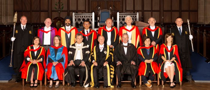Honorary Grads Summer 2018 Front left to right