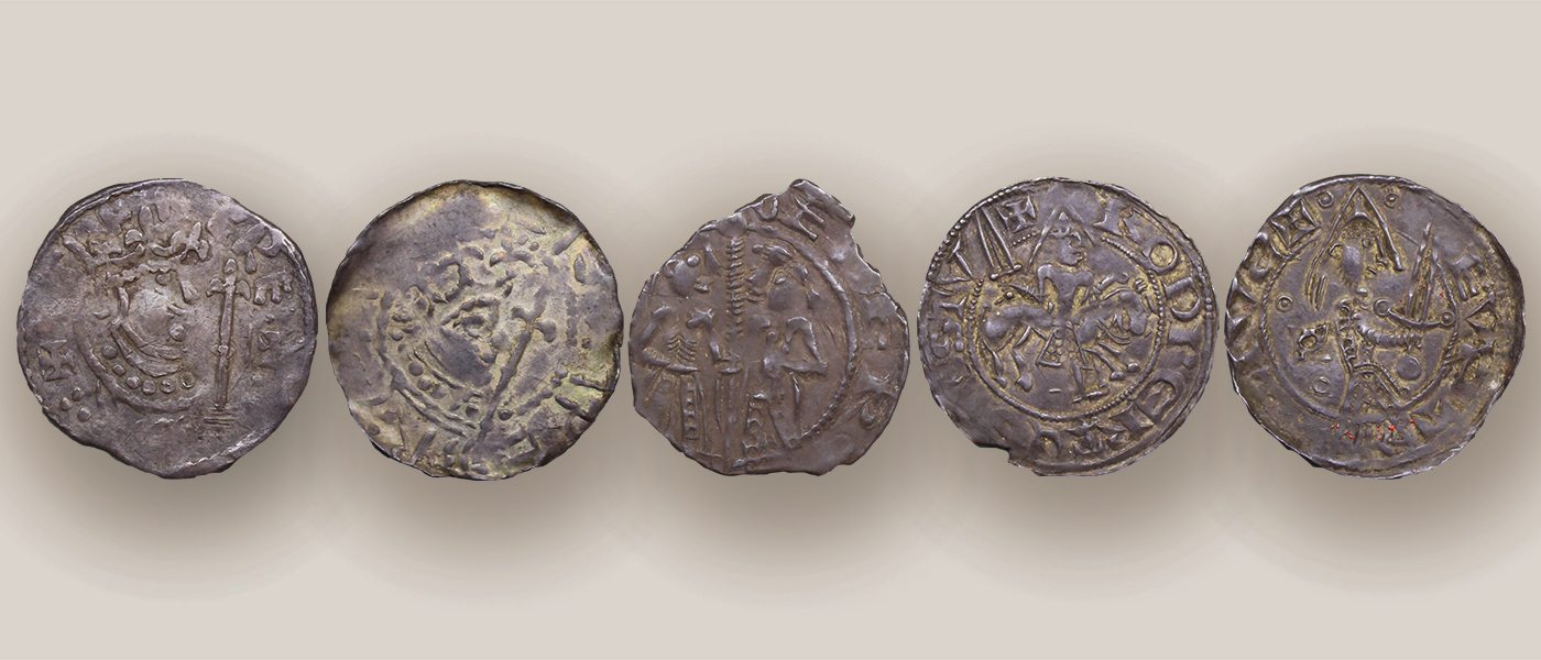 A selection of coins