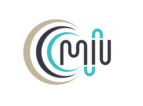 The logo for the Centre for Medical and Industrial Ultrasonics. The C is like a series of sound waves.