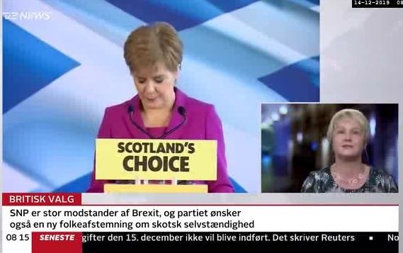 Dr Inge Ejbye Sørensen has analysed the UK election 2019 in the Danish 24 news channel 