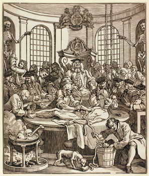 John Bell after William Hogarth, The Reward of Cruelty, Woodcut, 1750.