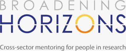 Broadening Horizons Logo with grey background