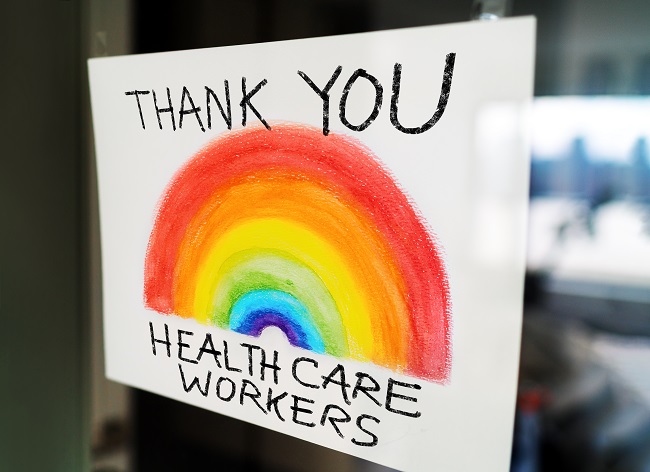NHS Thank you sign 650