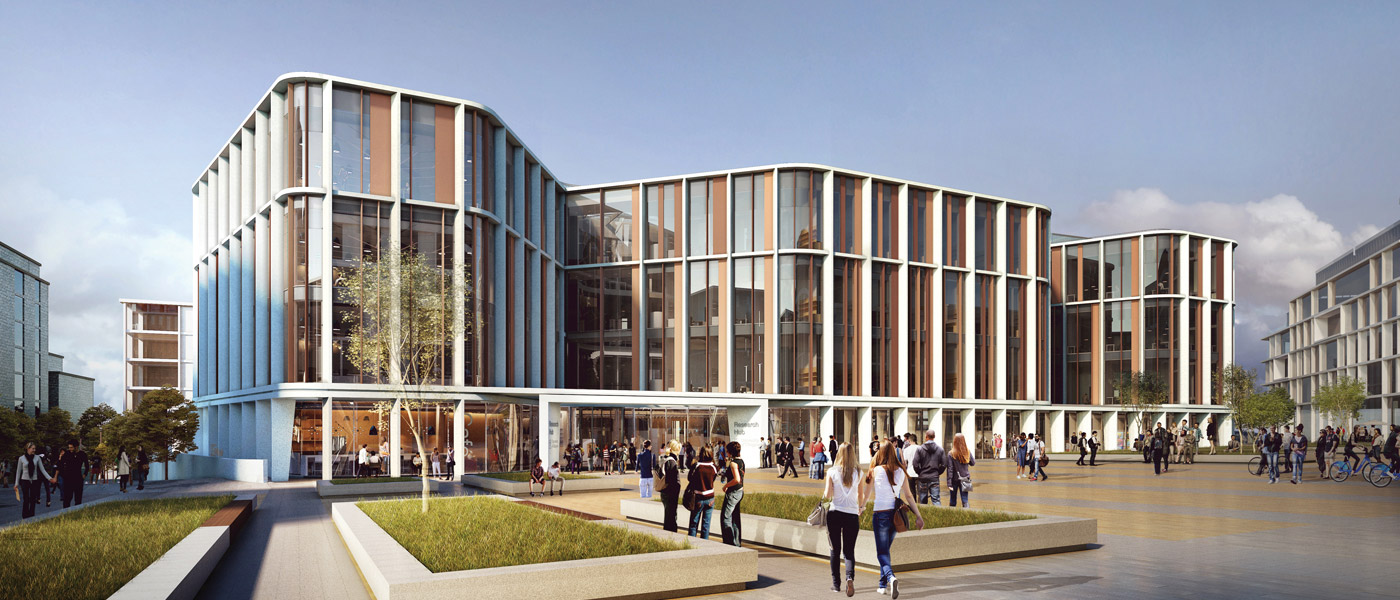 artists impression of Research Hub building