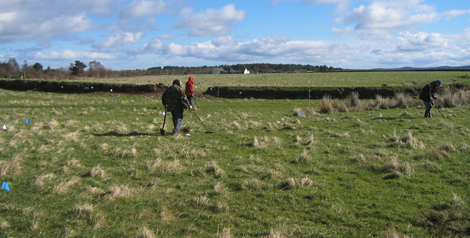 Metal Detector survey at the Battle of Culloden 