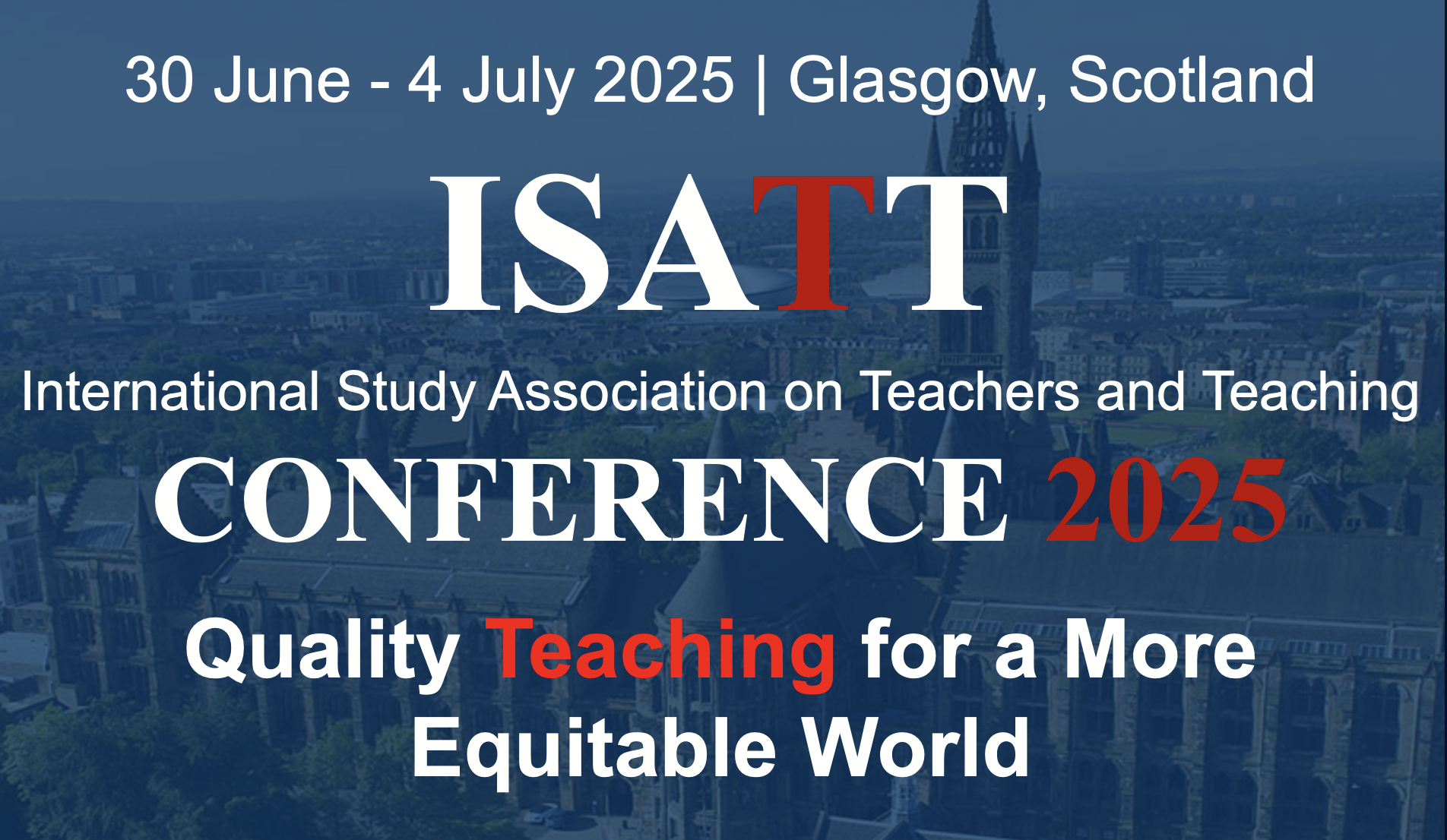 Logo from the ISATT25 conference