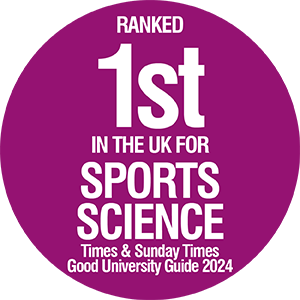 1st in the UK for Sports Science