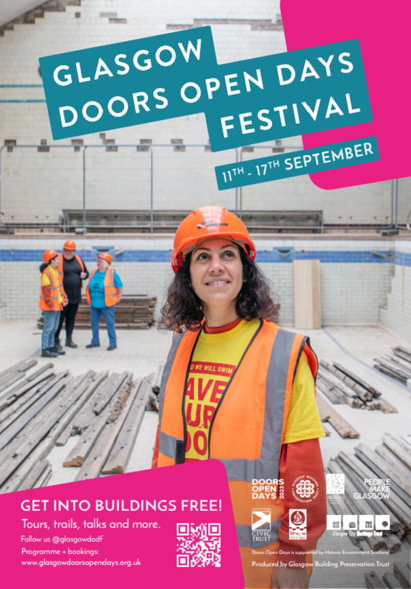 A poster for the Doors Open Day 2023