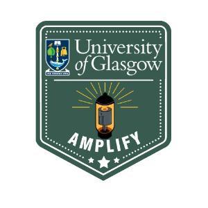 Logo for the University of Glasgow's Amplify mentoring scheme