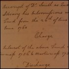Account of Adam Smith's intromissions with Barrowfield's fund, 26th June 1758 to 26th June 1760. (GUAS Ref: GUA 26663, p78. Copyright reserved.)