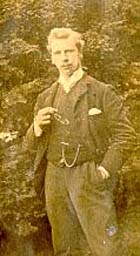 Portrait of Drysdale, aged 30, from Janey Drysdale's manuscript biography
(MS Drysdale Cb10-x.14) Links to manuscript record