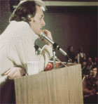R D Laing talking to audience in Chicago, 1972. From "R D Laing in the USA" (c) Surveillance Films, inc.
