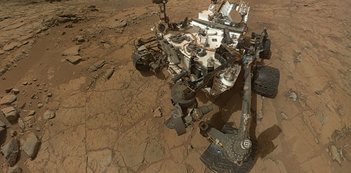 NASA’s Curiosity rover landed on Mars in August 2012. Watery past of Mars feature image